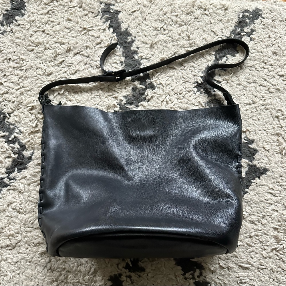 Madewell Marin hobo tote black
